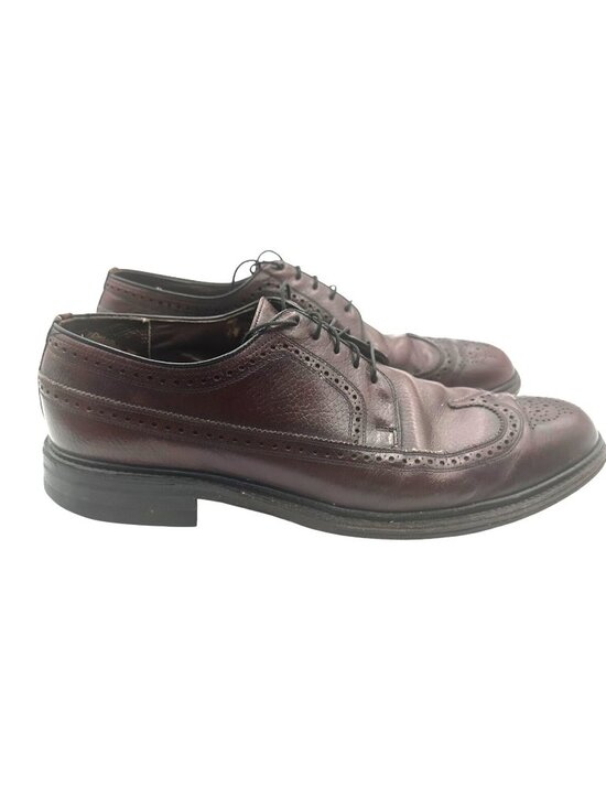 Sears Vintage Size 12 Wingtip Brown Wingtip Oxford Brogue Dress Shoes sku 4185 main image 13